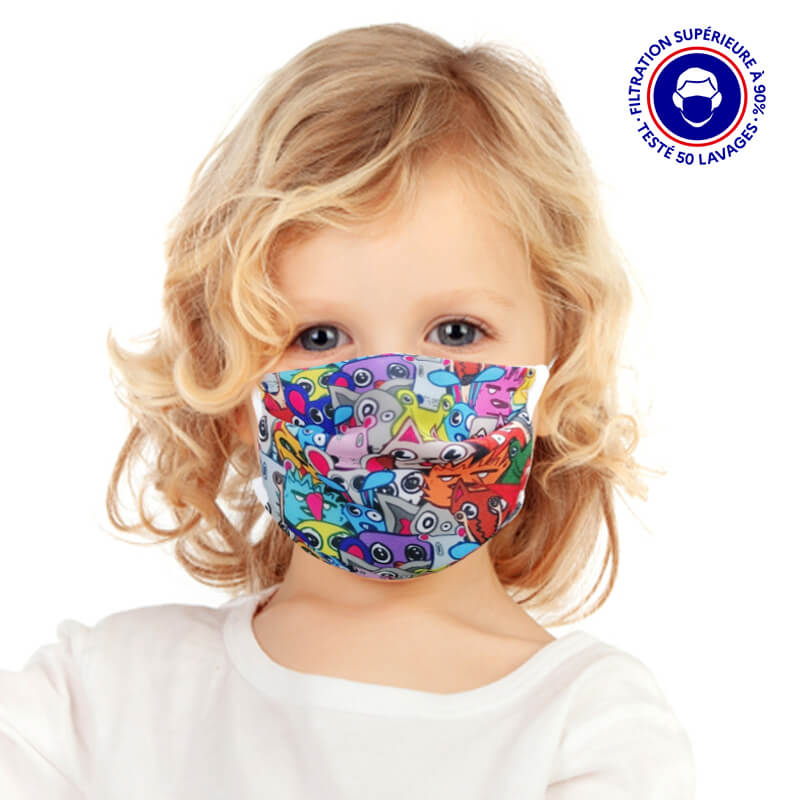 masque enfant Cartoon Fille