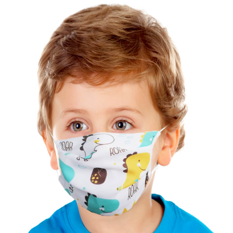 Masque Enfant lavable catégorie 1 Dinosaures ROAR