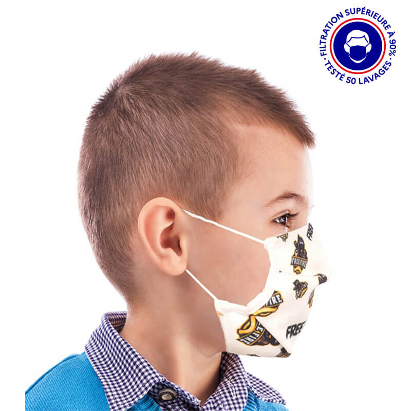 masque enfant UNS1 filtration 93% tissu lavable 50 fois free fire lemasquegrandpublic.fr